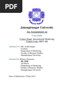 International Mkt Assignment