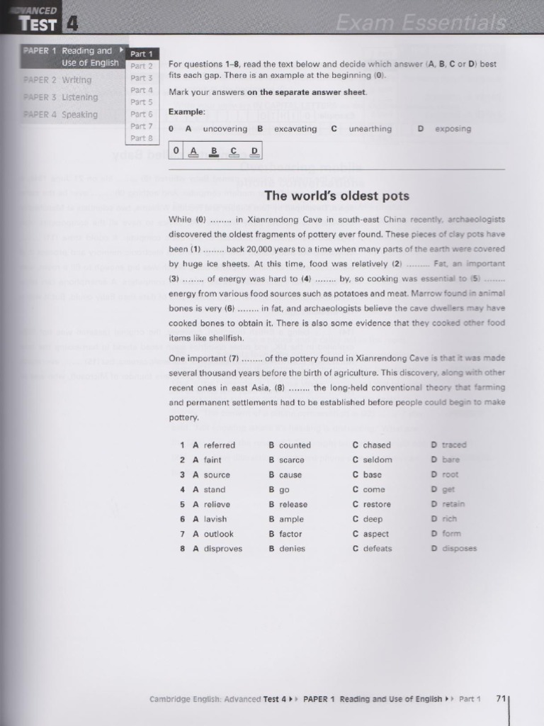 Exam Essentials Cambridge English Advanced 2 With Key-69-82 | PDF