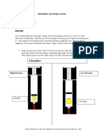 Marshmallow and Syringe Activity Answer Key