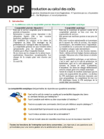 Introduction Au Calcul Des Coûts