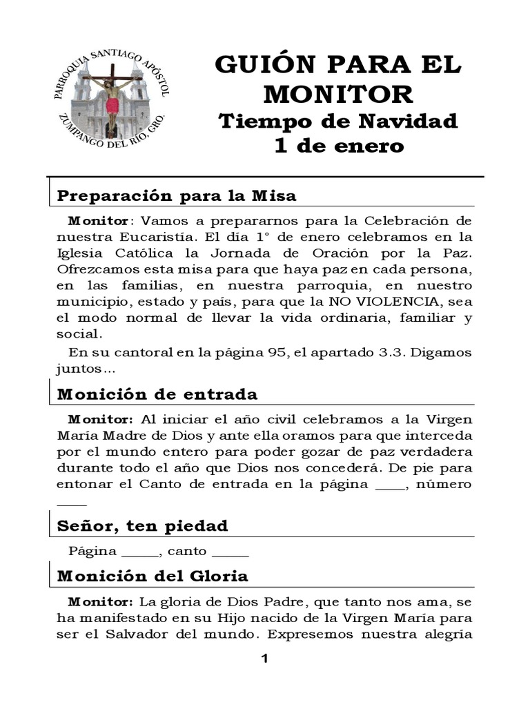 Guion De Misa De Hoy Image to u