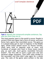 Combining Sentences in English. Compound Complex Sentence