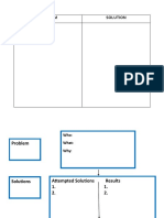 Problem&Solution Chart