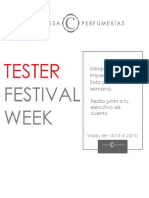 Tester Festival Week - Cortassa Perfumerias