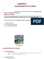 Flow Measurement by Flumes