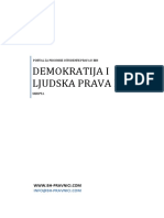 Demokratija I Ljudska Prava II Pomoćni Materijal Za Pripremu Ispita PDF