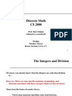 CS2800 Number Theory - v.11