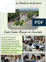 Ciudad Sandino Municipio de Juventudes
