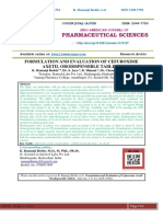 Formulation and Evaluation of Cefuroxime Axetil Orodispensible Tablets