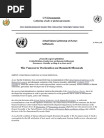 Declaration on Human Settlements