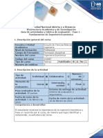 Guía de Actividades y Rubrica de Evaluación - Fase 1 - Fundamentos de Ingeniería Económica PDF