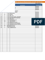 Lista de Materiales para El Mantenimiento de Tren de Bombas Warman