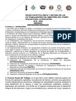 Prjecto de Contrato Colectivo 2018-2020