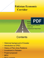 China Pakistan Economic Corridor: Presented By