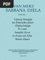 Ivan Merz - Sabrana Djela - Svezak III PDF | PDF