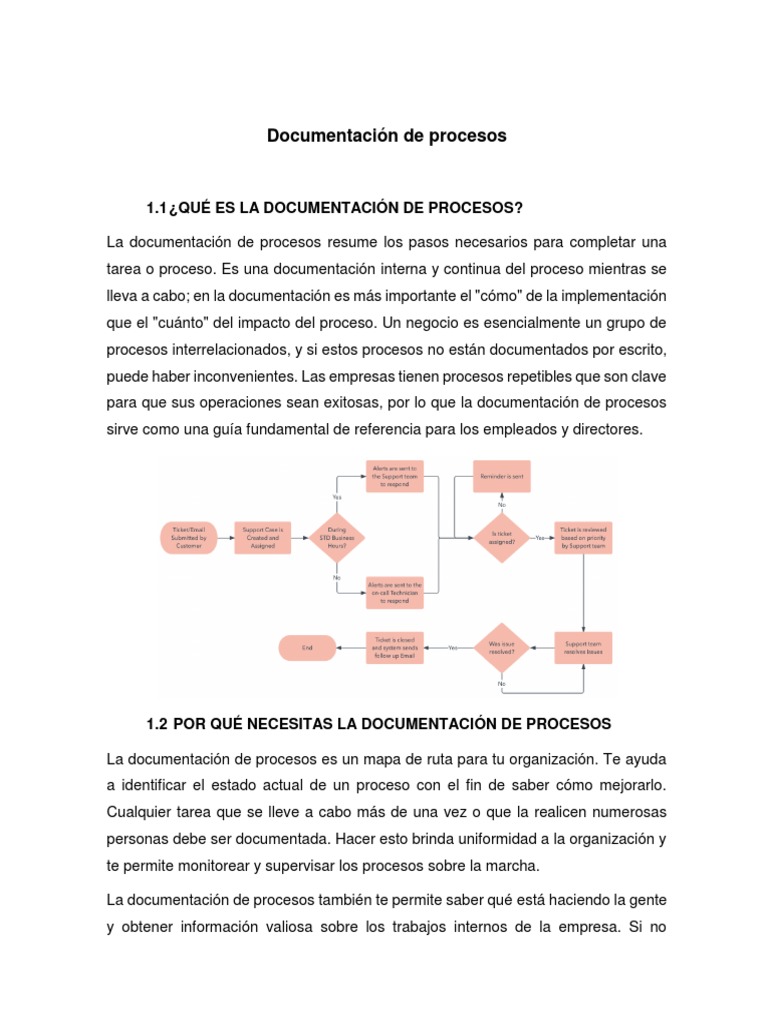 Guía de Documentación de Procesos | PDF | Aprendizaje | Software