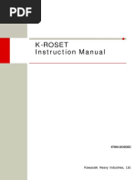 K-ROSET Instruction Manual - EN