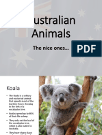 Australian Animals: The Nice Ones