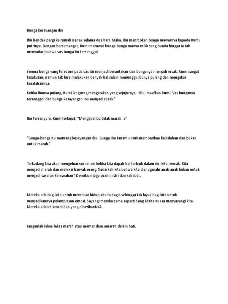 Bunga Kesayanga | Pdf