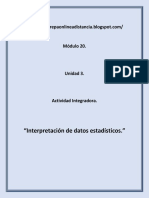 Modulo 20 Prepa en Linea - M20S3 - Interpretacion - Estadistica