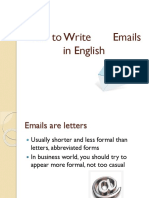 How to Write Emails in English