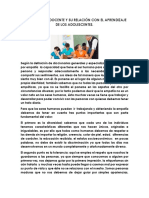 La Empatía Del Docente y Su Relación Con El Aprendizaje de Los Adolescentes