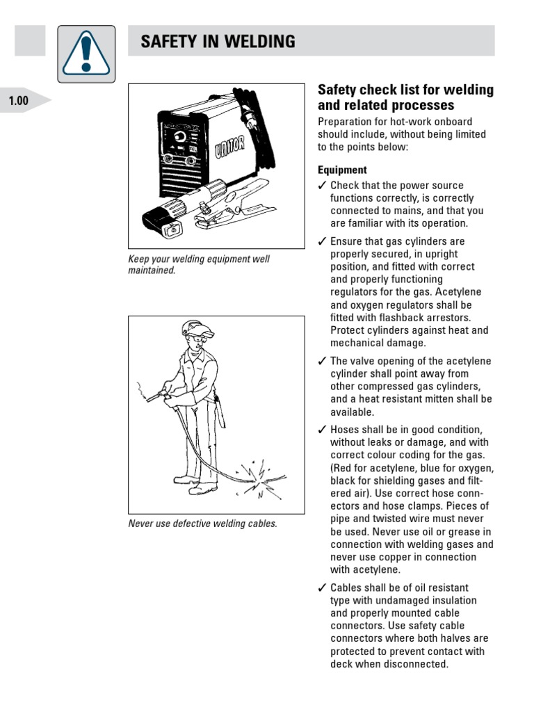 Arc Welding Voltage And Current Chart Pdf