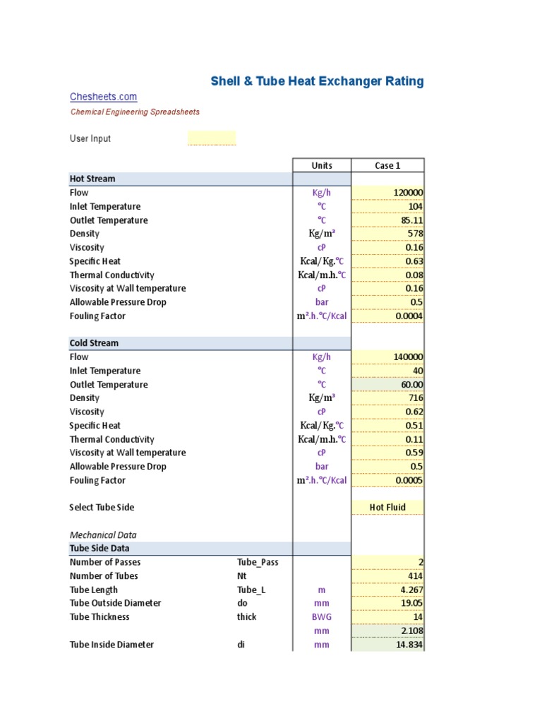 Heat Exchanger Sizing & Rating Guide | PDF | Heat Exchanger | Heat Transfer