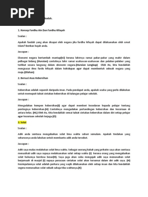 Contoh Soalan Kbat Pendidikan Islam Pdf