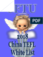 CFTU White List 2018 PDF