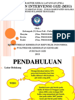 Manajemen Intervensi Gizi (Mig) : Di Desa Poli - Poli Kecamatan Poli - Polia Kabupaten Kolaka Propinsi Sulawesi Tenggara