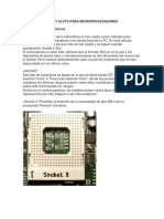 Tipos de Sockets y Slots Para Microprocesadores