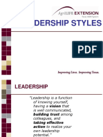 Hr 315 L4 Leadership Styles