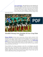 Menilik Peluang Lolos Meksiko Di Fase Grup Piala Dunia