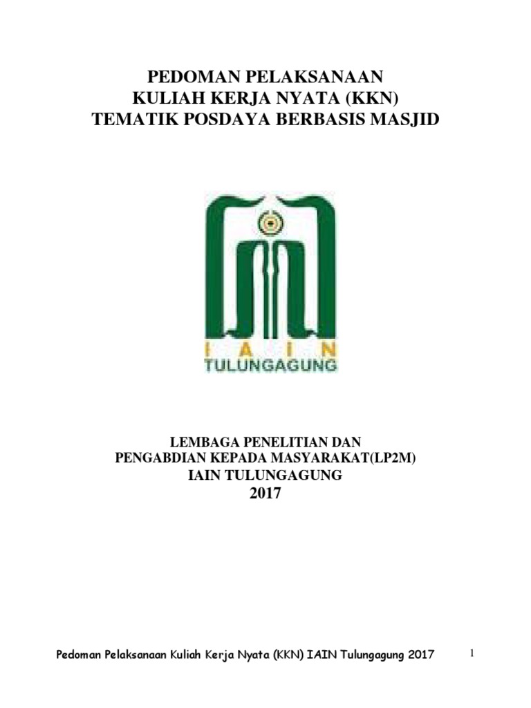 Buku Bimbingan Skripsi Iain Tulungagung Pejuang Skripsi