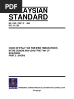 Ms 1183 Part 2 1993-Code of Practice For Fire Precautions-730104