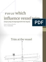 Force which influence vessel trim
