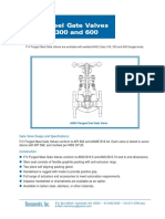 Class 150 300 600 Flanged Steel Gate Valves