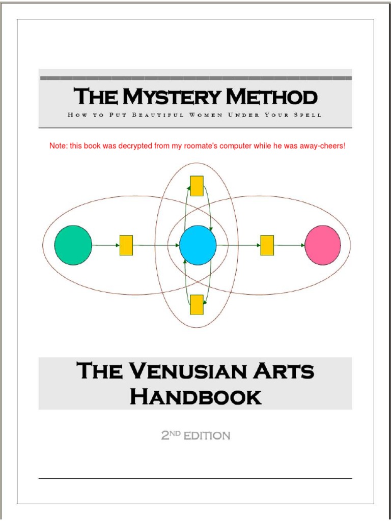 Mystery Method The Venusian Arts Handbook Pdf Pdf Computing And Information Technology Books