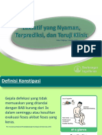 Laksatif Yang Nyaman, Terprediksi, Dan Teruji Klinis