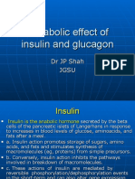Metabolic Effect of Insulin and Glucagon