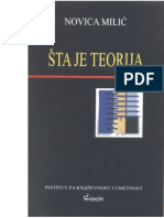 Novica Milic-Sta Je Teorija PDF