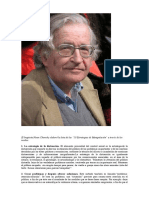 El lingüista Noam Chomsky elaboró la lista de las