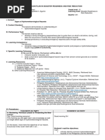 DAILY LESSON PLAN IN DISASTER READINESS AND RISK REDUCTION