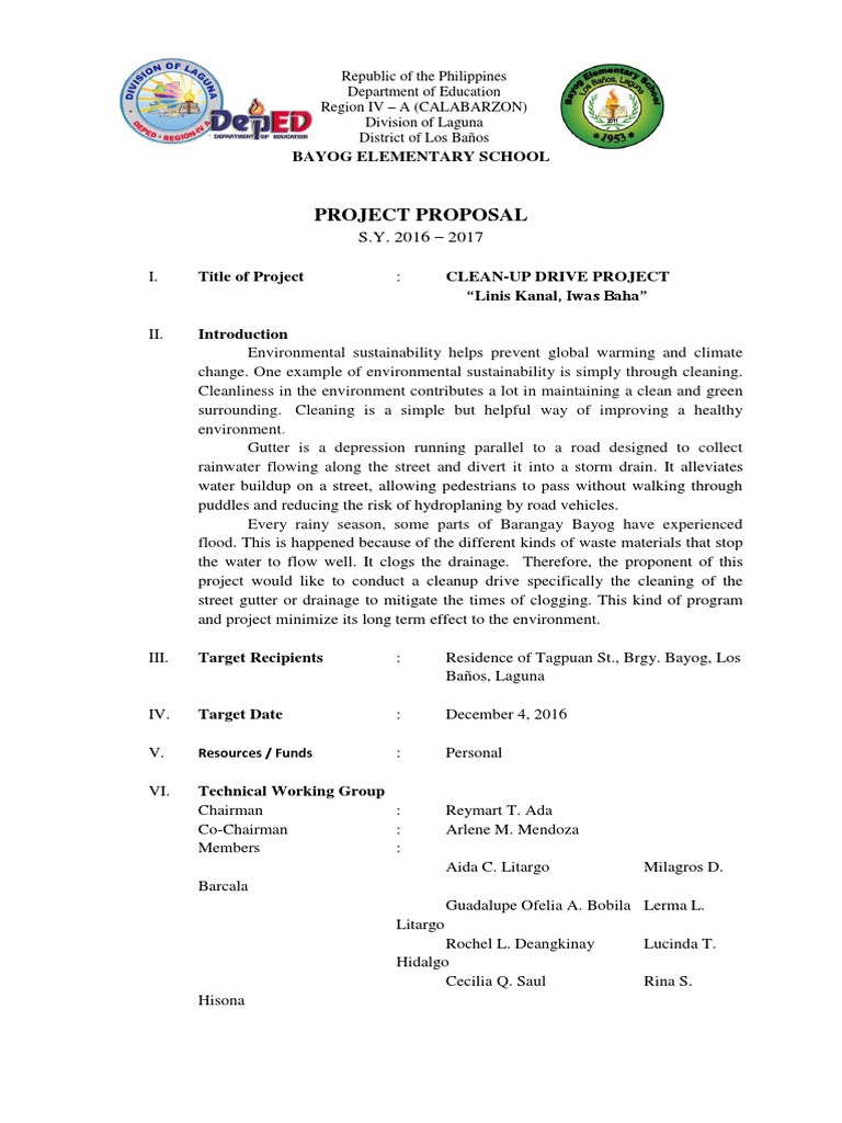 Project Proposal PDF Christmas Water