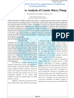 Critical Failure Analysis of Caustic Slurry Pump