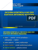 Interna Kontrola Kao Dio Internog Nadzora