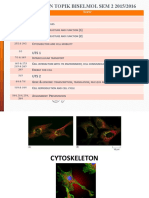 Jadwal Dan Topik Biselmol Sem 2 2015/2016: I M M (1) M (2) C