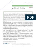Psicosomatic Problems in Dentistry