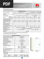 Specification Sheet XXXXDWH 17 65V IVT | PDF | Antenna (Radio ...